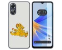 Funda Silicona para Oppo A17 diseño Leones Dibujos