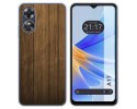 Funda Silicona para Oppo A17 diseño Madera Dibujos