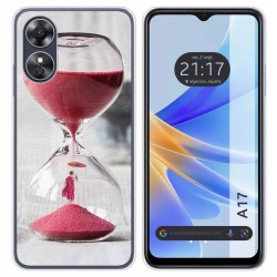 Funda Silicona para Oppo A17 diseño Reloj Dibujos