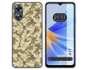 Funda Silicona para Oppo A17 diseño Sand Camuflaje Dibujos