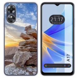 Funda Silicona para Oppo A17 diseño Sunset Dibujos