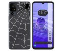 Funda Silicona Transparente para TCL 40 R 5G diseño Araña Dibujos