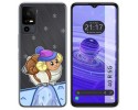 Funda Silicona Transparente para TCL 40 R 5G diseño Cabra Dibujos