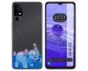 Funda Silicona Transparente para TCL 40 R 5G diseño Hipo Dibujos