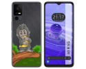Funda Silicona Transparente para TCL 40 R 5G diseño Mono Dibujos