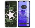 Funda Silicona para TCL 40 R 5G diseño Camuflaje 01 Dibujos