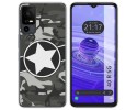 Funda Silicona para TCL 40 R 5G diseño Camuflaje 02 Dibujos