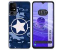 Funda Silicona para TCL 40 R 5G diseño Camuflaje 03 Dibujos