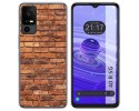 Funda Silicona para TCL 40 R 5G diseño Ladrillo 04 Dibujos