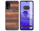 Funda Silicona para TCL 40 R 5G diseño Madera 03 Dibujos