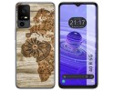 Funda Silicona para TCL 40 R 5G diseño Madera 07 Dibujos