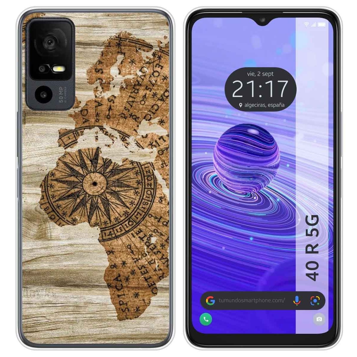 Funda Silicona para TCL 40 R 5G diseño Madera 07 Dibujos