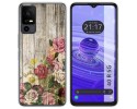 Funda Silicona para TCL 40 R 5G diseño Madera 08 Dibujos