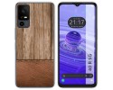 Funda Silicona para TCL 40 R 5G diseño Madera 09 Dibujos