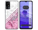Funda Silicona para TCL 40 R 5G diseño Mármol 03 Dibujos