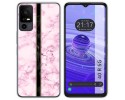 Funda Silicona para TCL 40 R 5G diseño Mármol 04 Dibujos