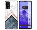 Funda Silicona para TCL 40 R 5G diseño Mármol 05 Dibujos