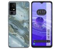 Funda Silicona para TCL 40 R 5G diseño Mármol 09 Dibujos