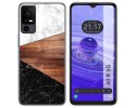 Funda Silicona para TCL 40 R 5G diseño Mármol 11 Dibujos