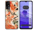 Funda Silicona para TCL 40 R 5G diseño Mármol 12 Dibujos