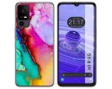 Funda Silicona para TCL 40 R 5G diseño Mármol 15 Dibujos