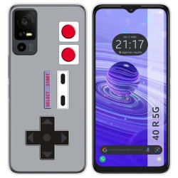 Funda Silicona para TCL 40 R 5G diseño Consola Dibujos