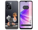 Funda Silicona Transparente para Oppo A57s diseño Avestruz Dibujos