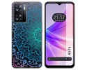 Funda Silicona Transparente para Oppo A57s diseño Mandala Dibujos