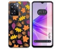Funda Silicona Transparente para Oppo A57s diseño Otoño Dibujos