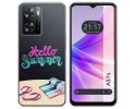 Funda Silicona Transparente para Oppo A57s diseño Summer Dibujos