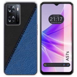 Funda Silicona para Oppo A57s diseño Cuero 02 Dibujos