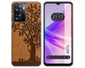 Funda Silicona para Oppo A57s diseño Cuero 03 Dibujos