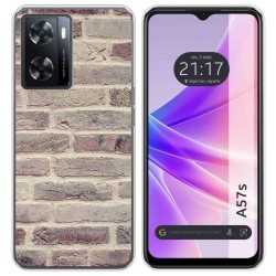 Funda Silicona para Oppo A57s diseño Ladrillo 01 Dibujos