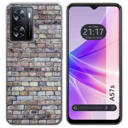 Funda Silicona para Oppo A57s diseño Ladrillo 02 Dibujos