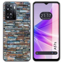 Funda Silicona para Oppo A57s diseño Ladrillo 05 Dibujos