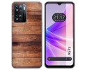 Funda Silicona para Oppo A57s diseño Madera 02 Dibujos