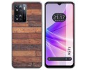 Funda Silicona para Oppo A57s diseño Madera 03 Dibujos
