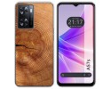 Funda Silicona para Oppo A57s diseño Madera 04 Dibujos