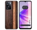 Funda Silicona para Oppo A57s diseño Madera 05 Dibujos