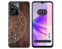 Funda Silicona para Oppo A57s diseño Madera 06 Dibujos