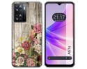 Funda Silicona para Oppo A57s diseño Madera 08 Dibujos