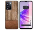 Funda Silicona para Oppo A57s diseño Madera 09 Dibujos