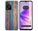 Funda Silicona para Oppo A57s diseño Madera 10 Dibujos