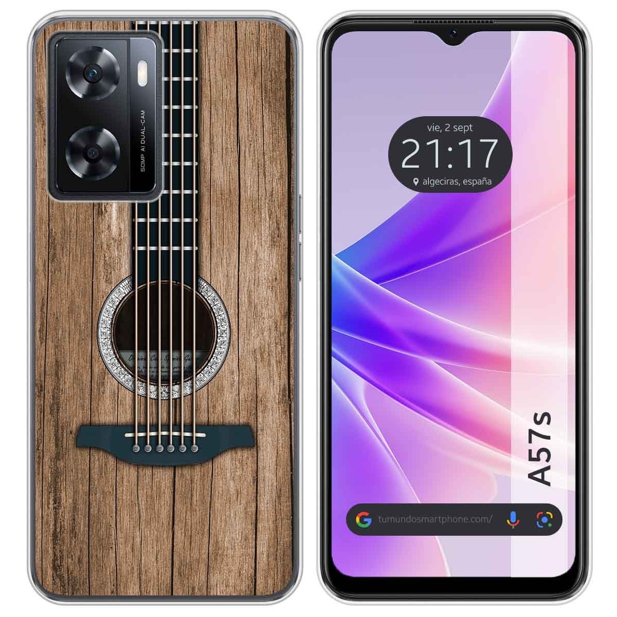 Funda Silicona para Oppo A57s diseño Madera 11 Dibujos