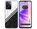 Funda Silicona para Oppo A57s diseño Mármol 01 Dibujos