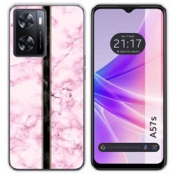 Funda Silicona para Oppo A57s diseño Mármol 04 Dibujos
