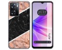 Funda Silicona para Oppo A57s diseño Mármol 07 Dibujos