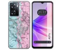 Funda Silicona para Oppo A57s diseño Mármol 08 Dibujos