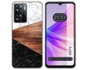 Funda Silicona para Oppo A57s diseño Mármol 11 Dibujos