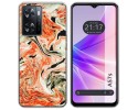 Funda Silicona para Oppo A57s diseño Mármol 12 Dibujos